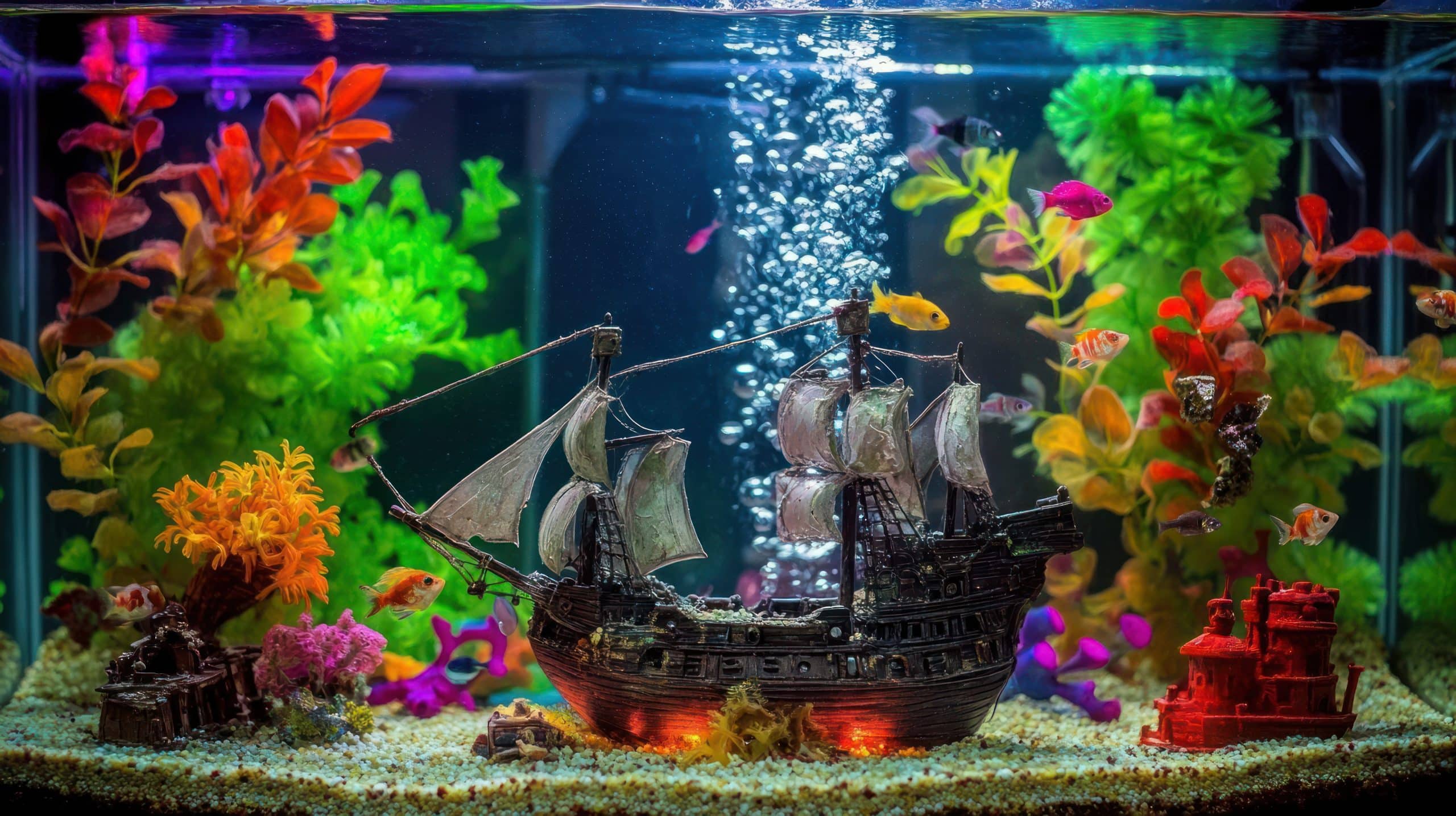 Deko im Aquarium