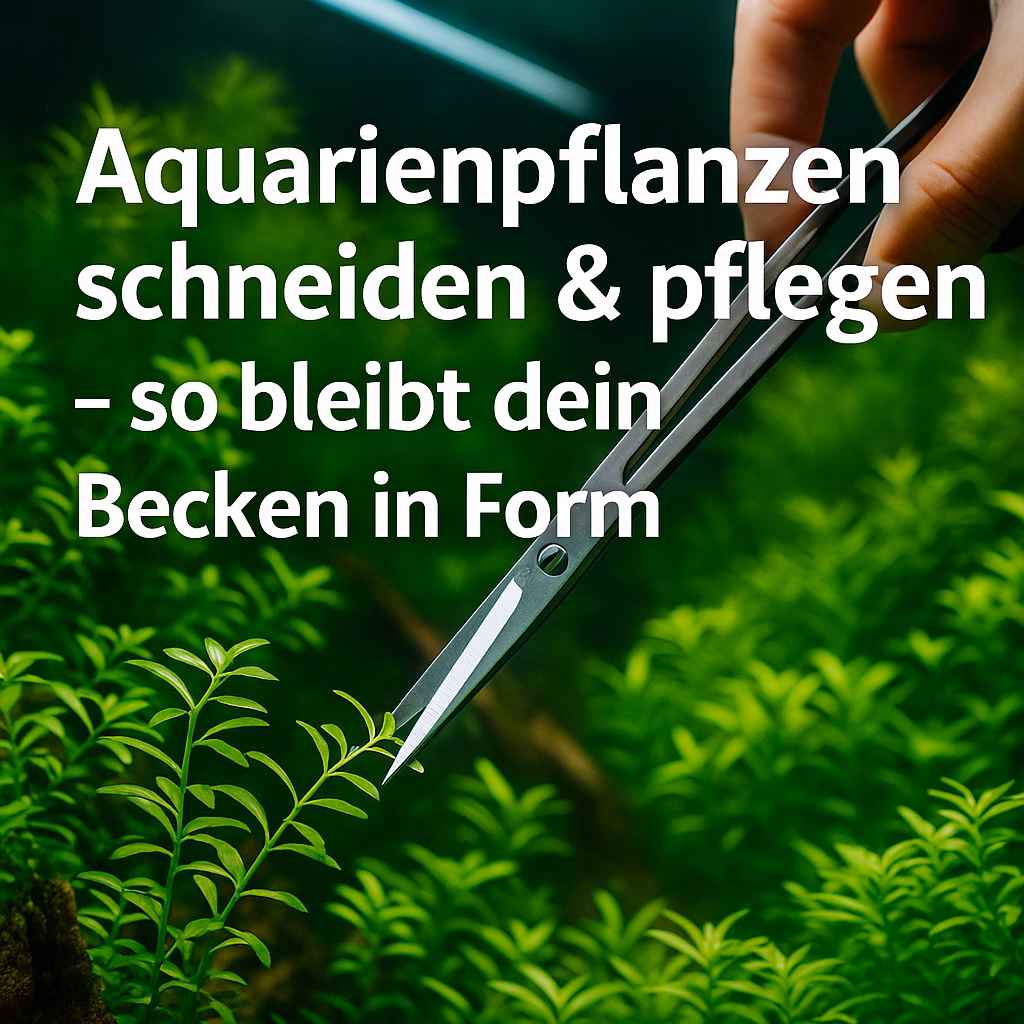 Aquarienpflanzen schneiden