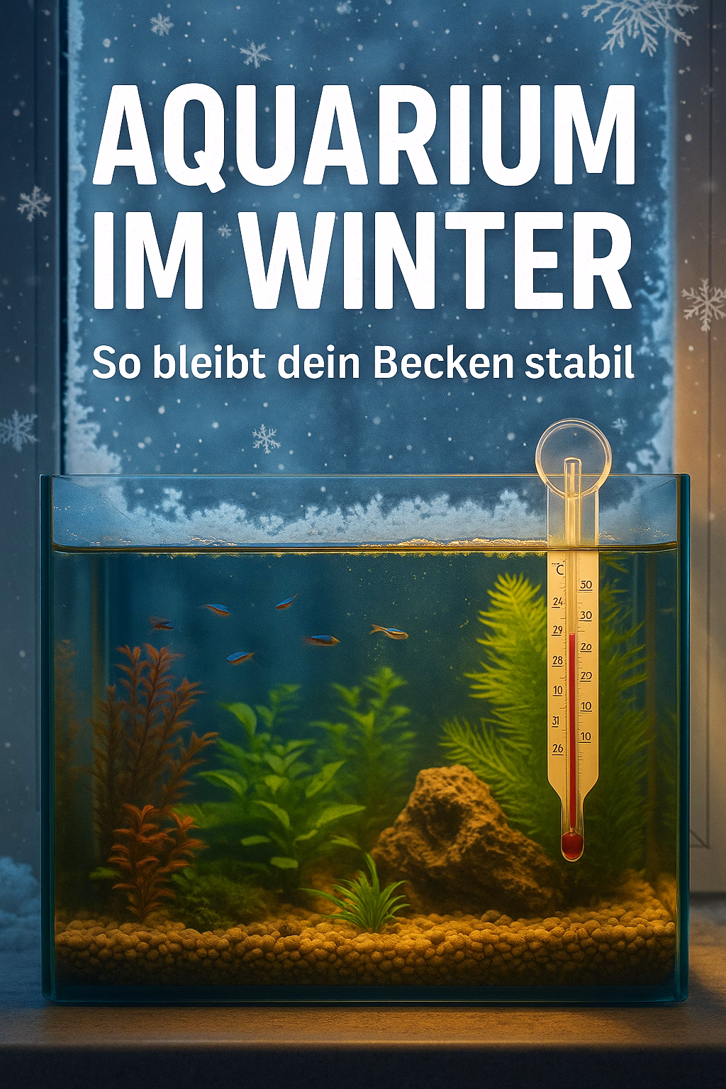 Aquarium im Winter