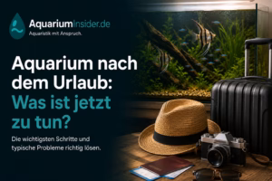 Aquarium nach dem Urlaub