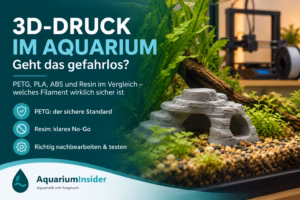 3D-Druck im Aquarium: PETG-Höhle als sichere Deko im Süßwasserbecken
